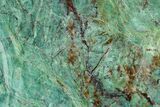 Polished Fuchsite Chert (Dragon Stone) Slab - Australia #160363-1